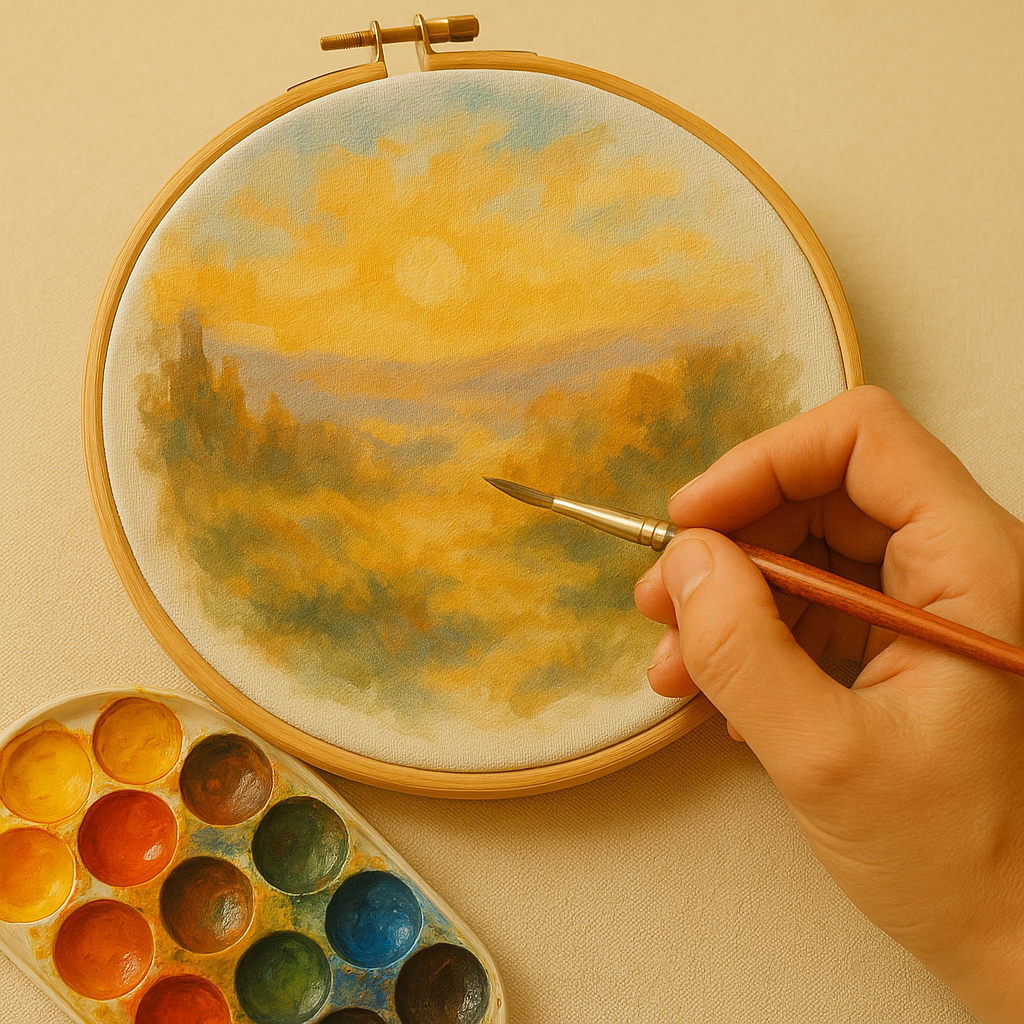 Artist pictând